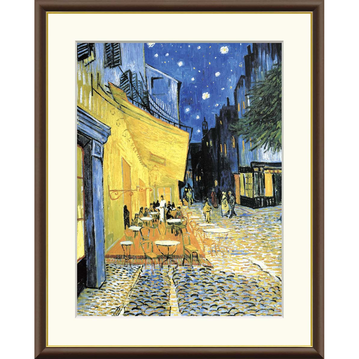 楽天市場】絵画 世界の名画 夜のカフェテラス フィンセント・ファン