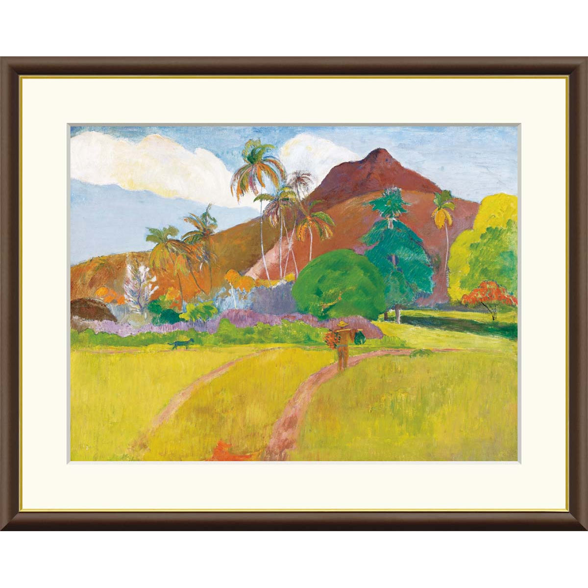楽天市場】絵画 世界の名画 タヒチの山 ポール・ゴーギャン 額入り