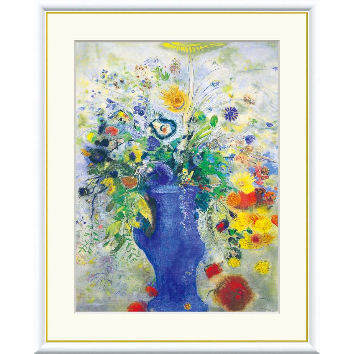 楽天市場】絵画 世界の名画 グランブーケ オディロン・ルドン 額入り