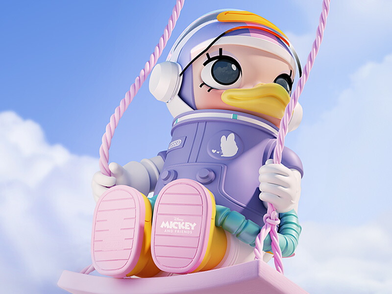 楽天市場】MEGA コレクション 400％ SPACE MOLLY Daisy : POP MART