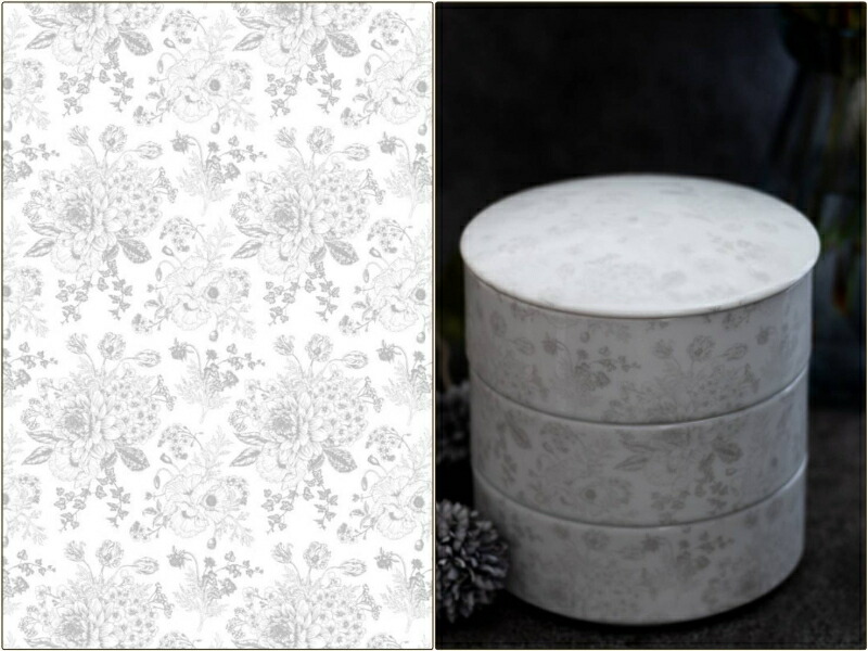 楽天市場】ポーセラーツ 転写紙 【白磁用】 ボタニカルフラワー転写紙