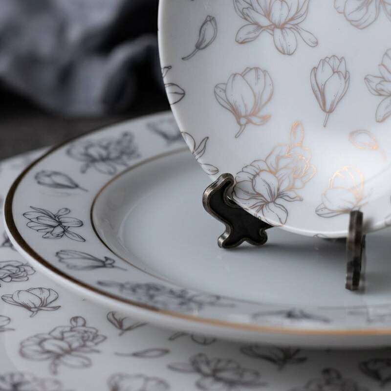 楽天市場】ポーセラーツ 転写紙 【白磁用】マグノリア転写紙 ゴールド