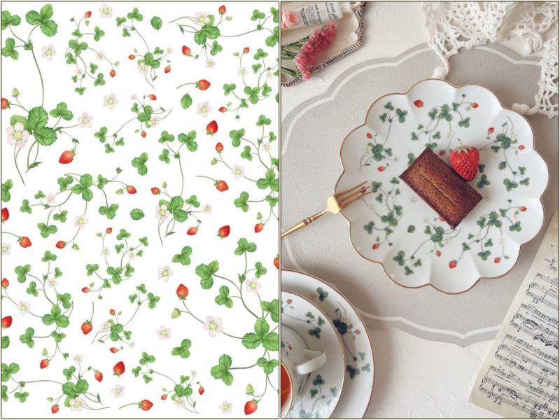 楽天市場】ポーセラーツ 転写紙 【白磁用】ストロベリー転写紙 いちご