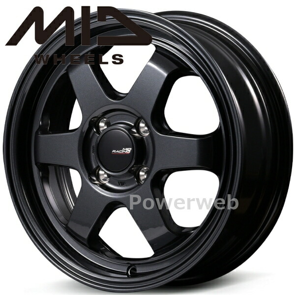 楽天市場】MID RACING R06 15インチ 7.0J PCD:100 穴数:4 inset:35