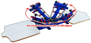 楽天市場】4色2台シルクスクリーン印刷機 : パウチメール
