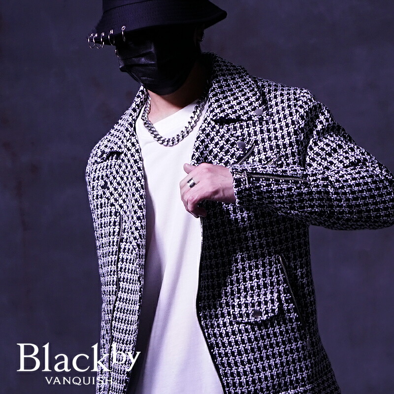 楽天市場】V系 ライダースジャケット ライダース ダブル ブラックバイ