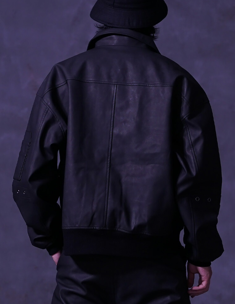 楽天市場】V系 ジャケット フェイク レザージャケットオーバーサイズ G