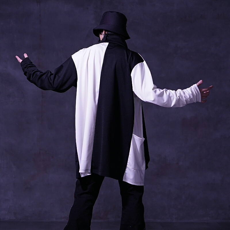 楽天市場】V系 カーディガン ポンチョ メンズ ロング丈 ロング