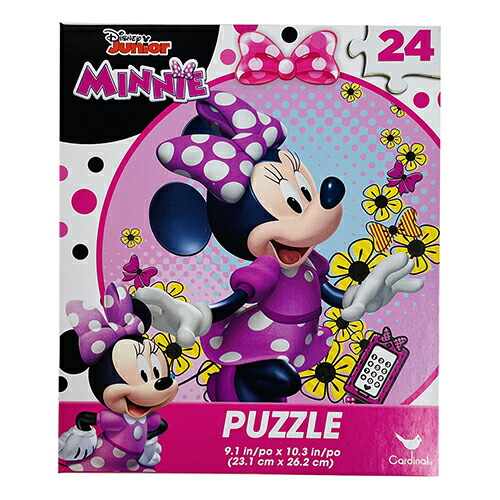 楽天市場】ミニー パズル 24ピース ( 縦図案/イエローフラワー) 15371a