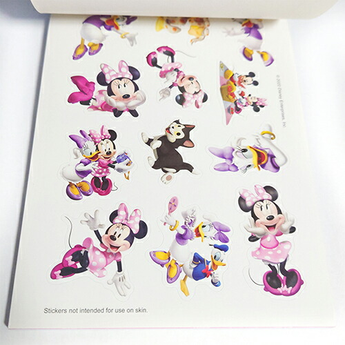 楽天市場】ミニー ステッカー アクティビティー ブックレット 18371