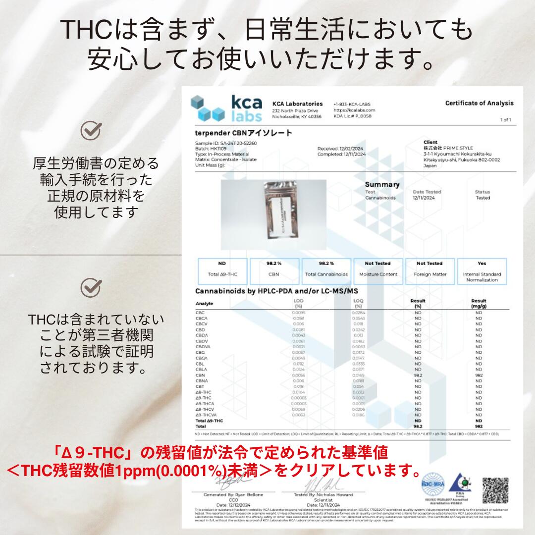 楽天市場】【在庫限り!!半額SALE中】CBN パウダー 1g CBN 99% アイソ