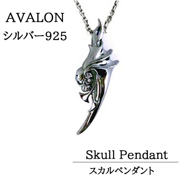 楽天市場】ロックなスカル シルバー925 デザイン ペンダント ブラック
