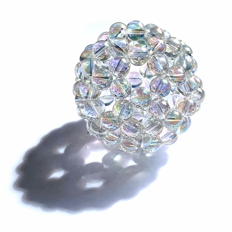 楽天市場】【神聖幾何学・高波動】オーロラ水晶 フラーレンバッキー