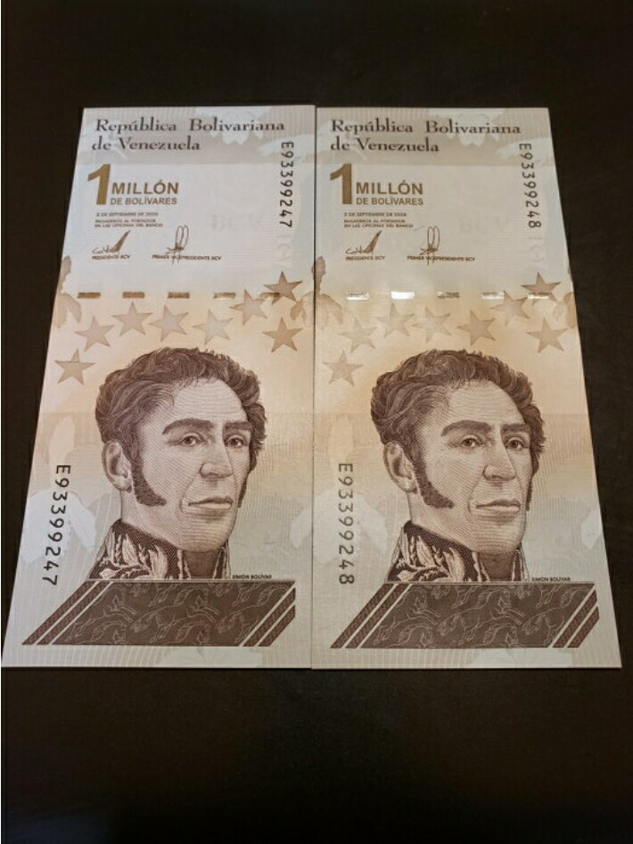 楽天市場】【100万紙幣】 【未使用】 ベネズエラ ボリバル ベネズエラ