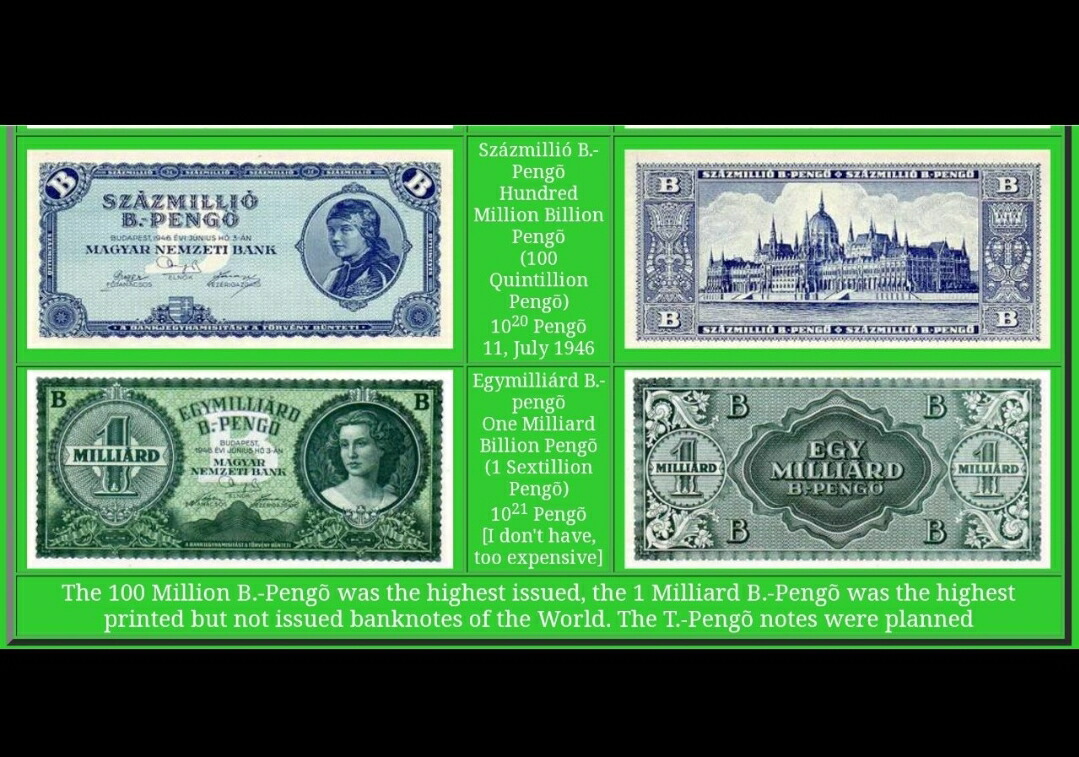 楽天市場】【品質保証書付】 ハンガリーペンゴ 1垓ペンゴ 1枚