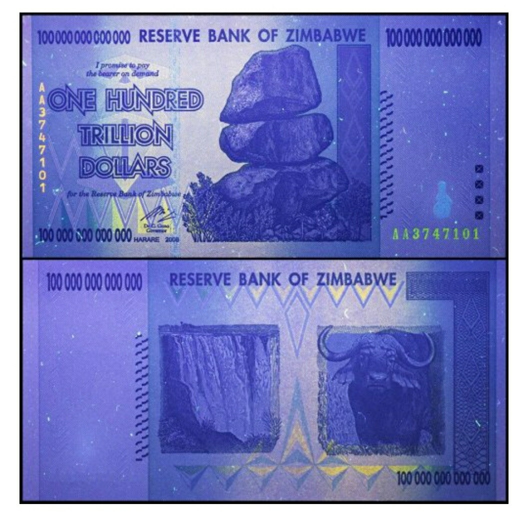 楽天市場】【本物保証】 ジンバブエドル 紙幣 ジンバブエ ドル
