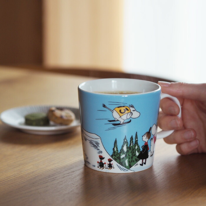 楽天市場】【2024年限定】アラビア ムーミン マグ スキー ジャンピング