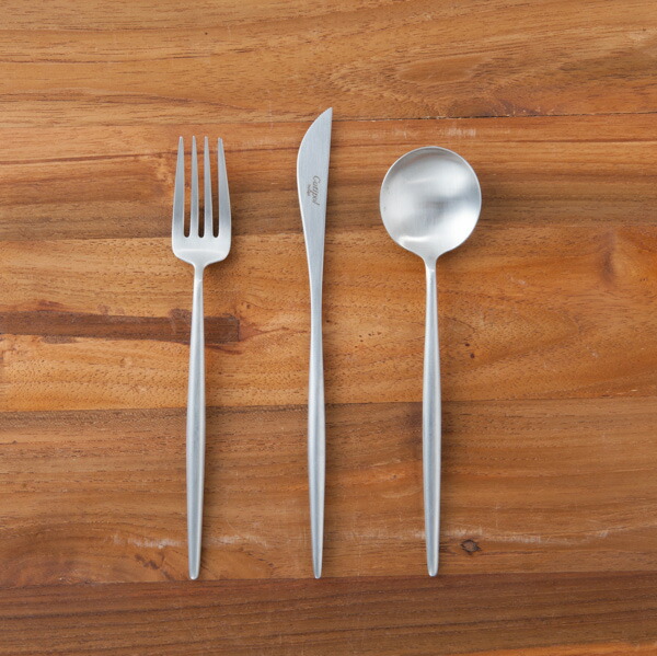 楽天市場】□クチポール ムーン シルバー デザートセット 3PCS （箱