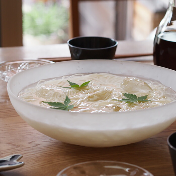 楽天市場】廣田硝子 吹雪 大鉢 / フロストガラス すりガラス 曇り