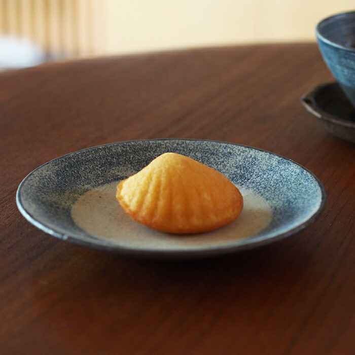 楽天市場】ココチ舎 インディゴ 丸皿 5寸 / 市野雅利 和食器 丹波焼