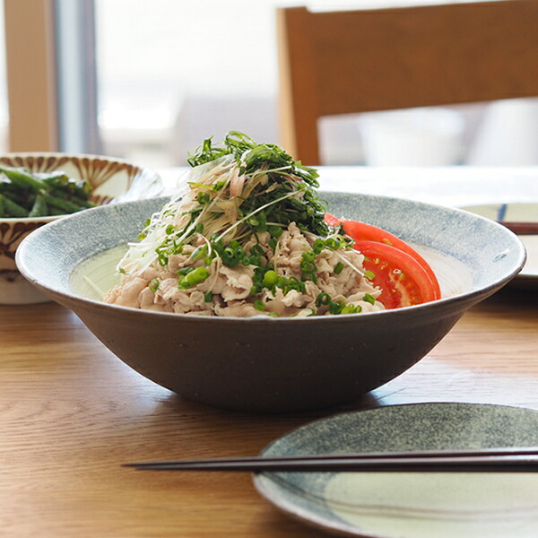 楽天市場】ココチ舎 インディゴ リム鉢 / 市野雅利 和食器 丹波焼 大鉢