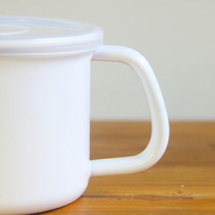 楽天市場】野田琺瑯 ホワイトシリーズ 持ち手付ストッカー 丸型 L