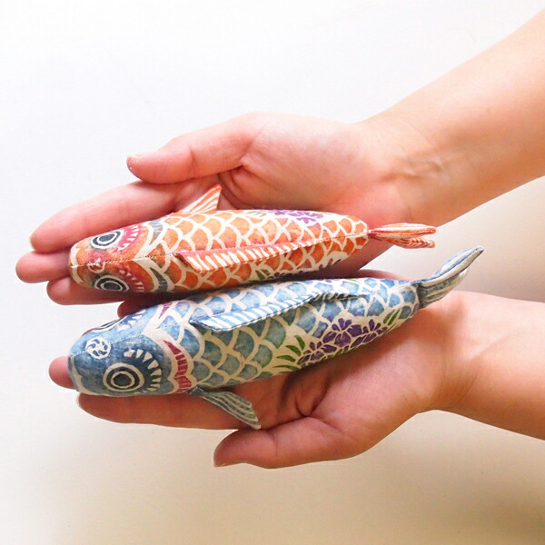 楽天市場】真工藝 木版手染めぬいぐるみ 鯉のぼりセット / 鯉のぼり 五