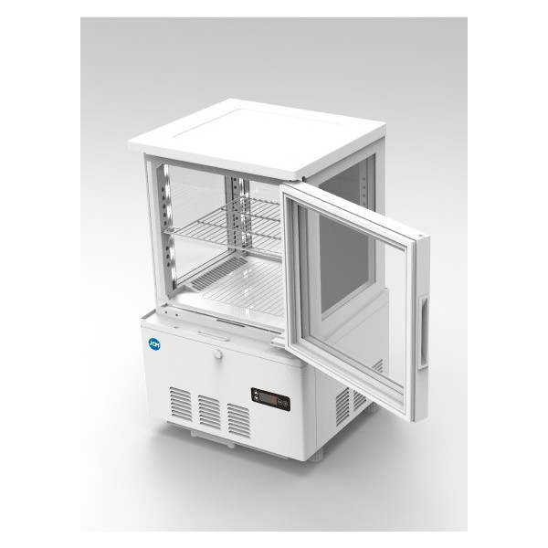 楽天市場】JCM 4面ガラス冷蔵ショーケース（片面扉）JCMS-41 39L 434