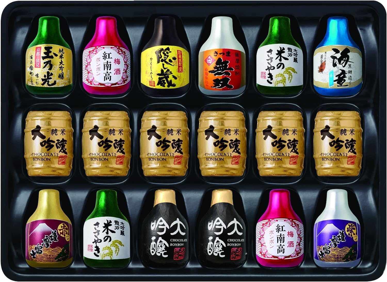 楽天市場】ハマダコンフェクト 和酒セレクション 18個入 チョコレート
