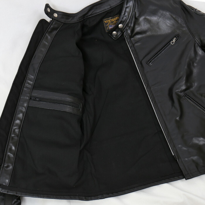 楽天市場】VANSON バンソン レザージャケット シングルライダース 革