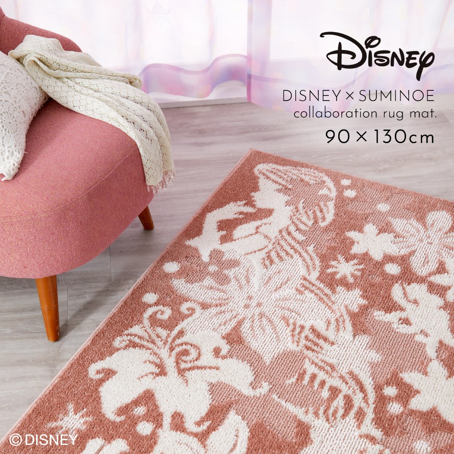 楽天市場】ディズニー ラグ カーペット マット 130×90cm ラプンツェル