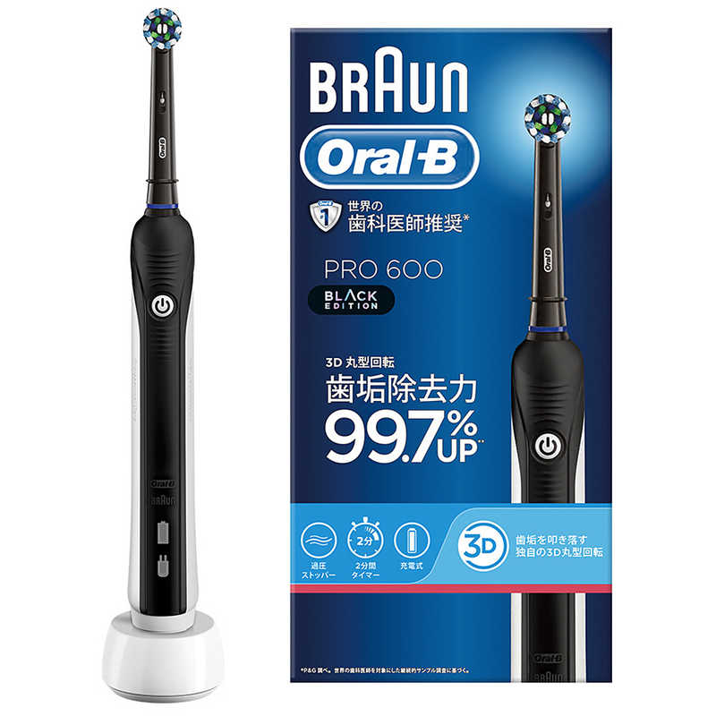 楽天市場】ブラウン BRAUN 電動歯ブラシ Oral-B オーラルB PRO600