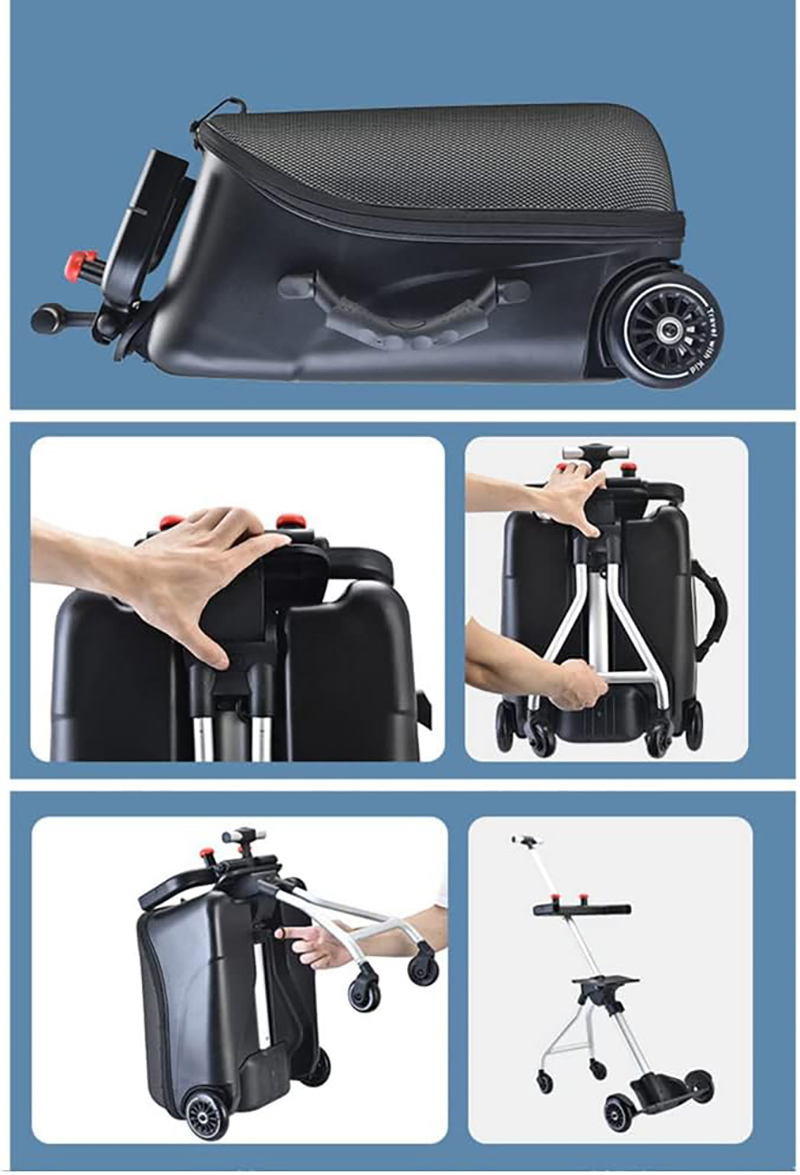 楽天市場】Q-BOX正規品 乗れるキャリーケース 乗れるスーツケース 小物