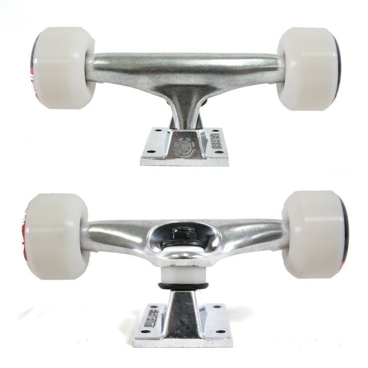 楽天市場】スケボー トラック ウィール セット ELEMENT TRUCK SET 5.0