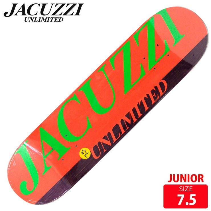 楽天市場】スケボー ジュニア デッキ ジャグジー JACUZZI Flavor DECK