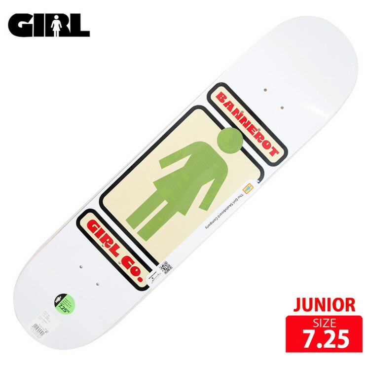 楽天市場】ジュニア スケボー デッキ GIRL HYPNO GIRL BANNEROT DECK