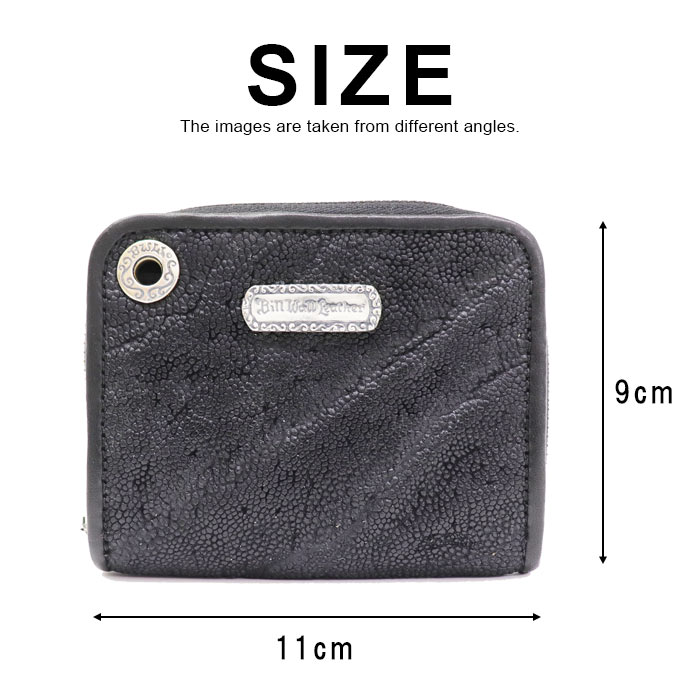 楽天市場】ビルウォールレザー 財布 本革 象革 ミニウォレット