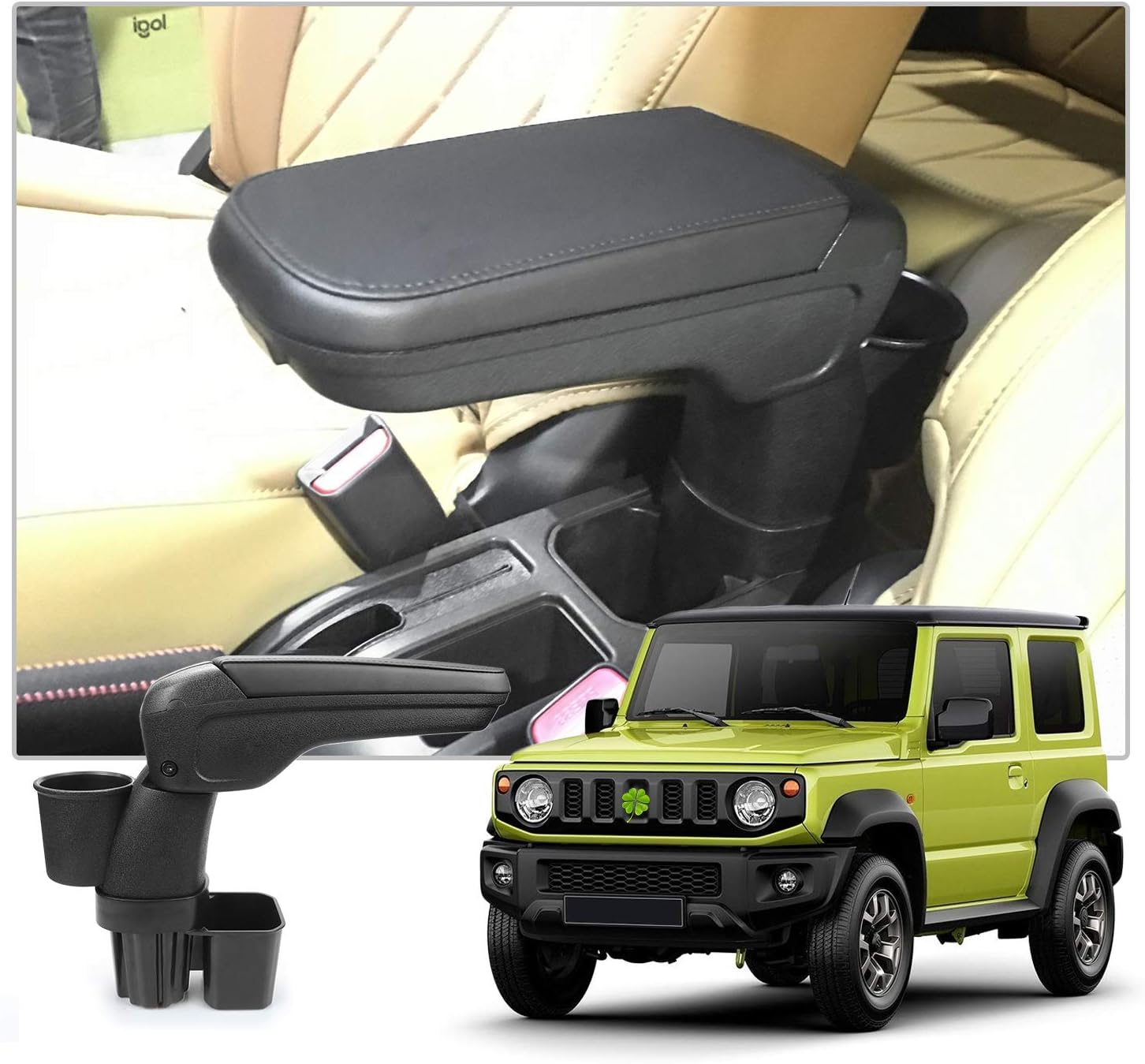 楽天市場】スズキ ジムニー JB64 JB74 専用 アームレスト ドリンク