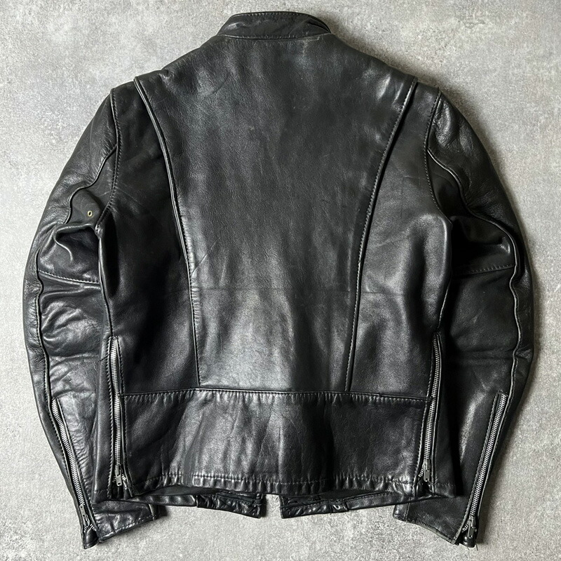 楽天市場】70s UNKNOWN 本革 ラム レザー シングル ライダース