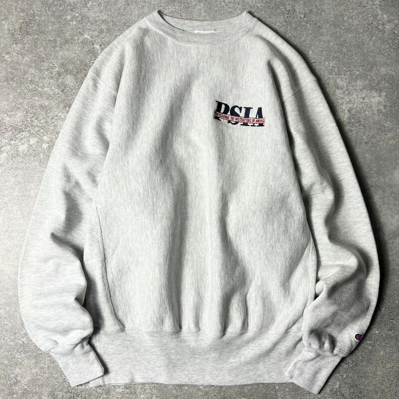 楽天市場】90s Champion 企業 ロゴ 刺繍 リバースウィーブ スウェット