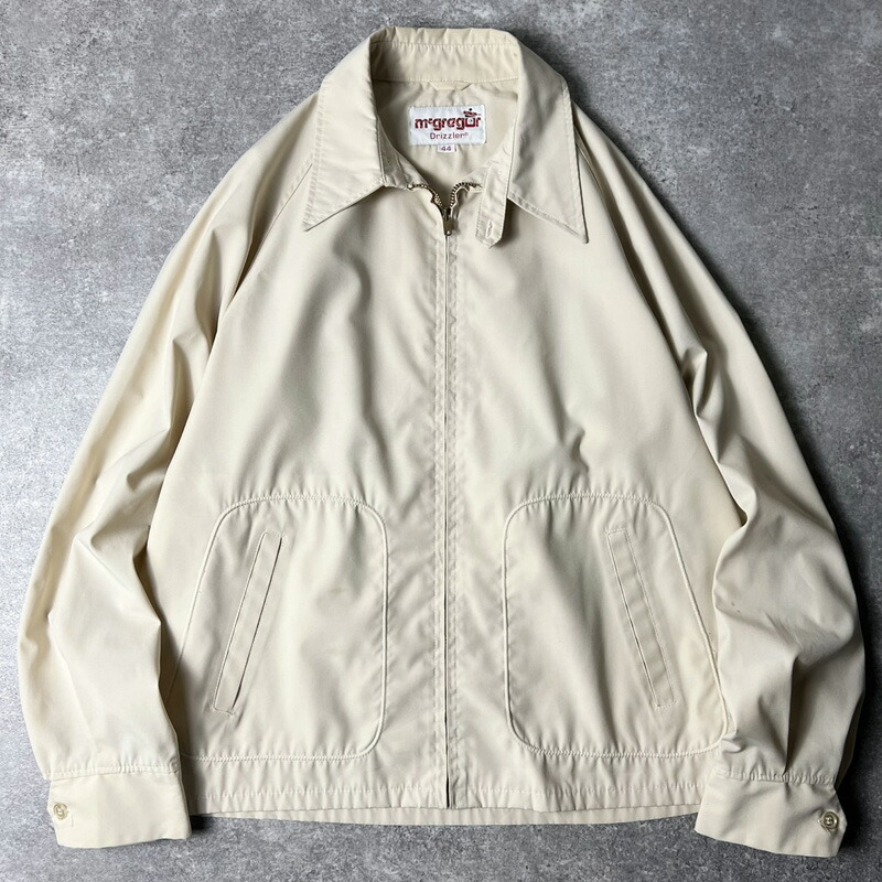 楽天市場】70s McGREGOR チンストラップ付き ドリズラー ジャケット 44