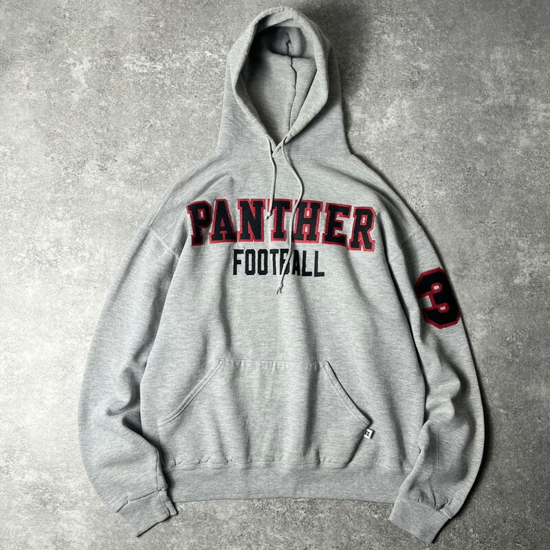 楽天市場】90s RUSSELL 2段 カレッジ ロゴ パッチ スウェット フード