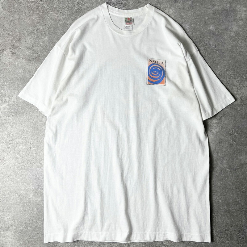 楽天市場】90s USA製 両面 企業物 アート プリント 半袖 Tシャツ XXL