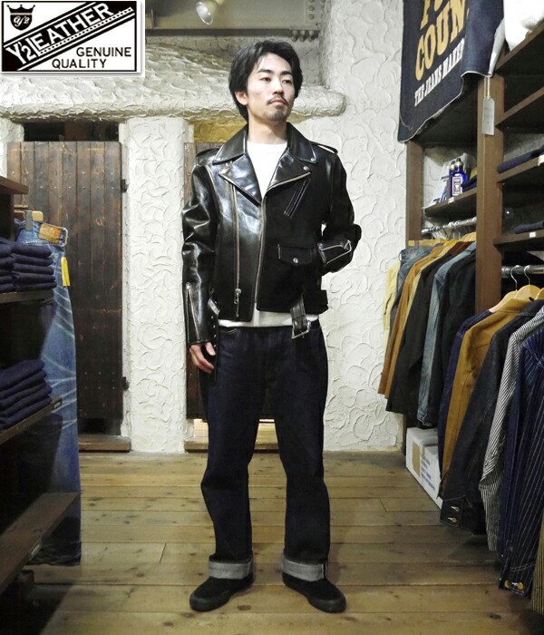 楽天市場】Y'2 LEATHER ワイツーレザー ダブル ライダース ジャケット