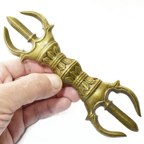 楽天市場】密教法具 金剛杵(バジュラ） 三鈷杵（さんこしょ