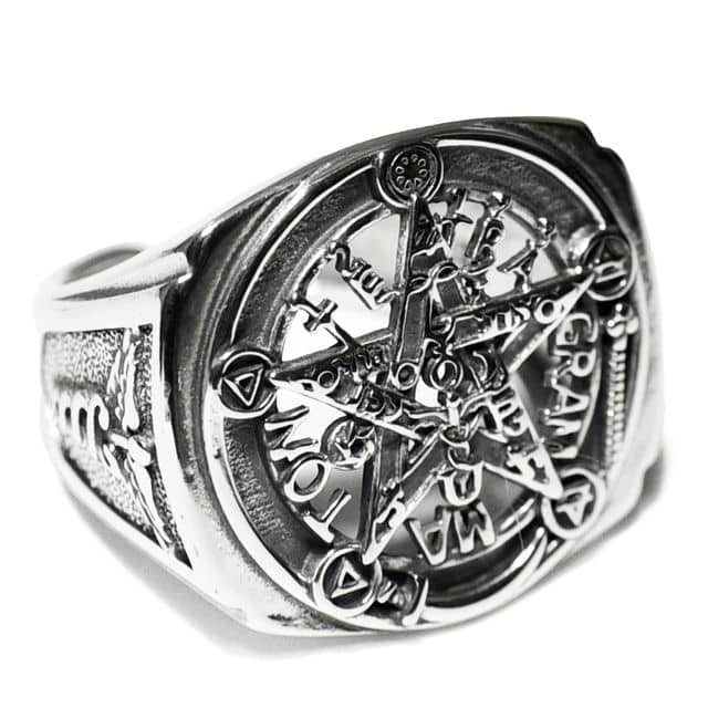 楽天市場】五芒星（ペンタグラム） 5大要素 スターリングシルバー