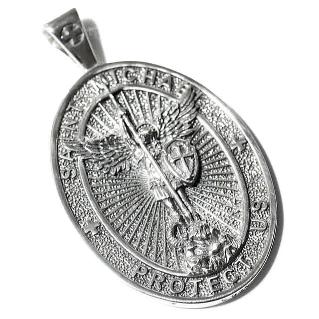 楽天市場】大天使 ミカエル Michael オーバルコイン スターリング