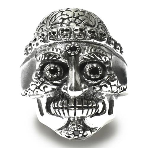 楽天市場】チベット密教 チベタン スカル（骸骨） CZジルコニア