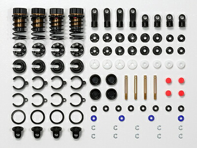 楽天市場】42291 【タミヤ/TRF】 Mシャーシ ビッグボアアルミダンパー4