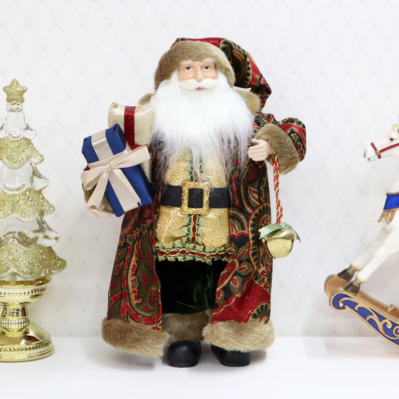 楽天市場】ゴールドベル サンタクロースサンタ オブジェ クリスマス
